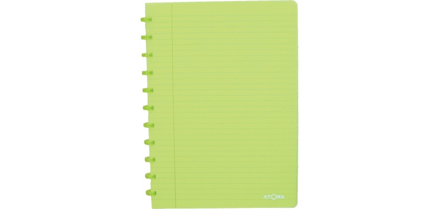 Atoma Trendy cahier, ft A4, 144 pages, ligné, transparant groen