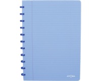 Atoma Trendy notebook A4 - 144 pages - ruled - transparent blue