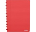 Atoma Trendy cahier, ft A4, 144 pages, ligné, transparant rood