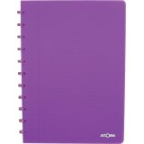 Atoma Trendy cahier, ft A4, 144 pages, ligné, transparant paars