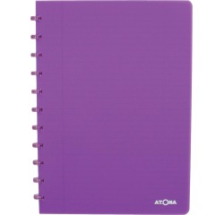 Atoma Trendy cahier, ft A4, 144 pages, ligné, transparant paars
