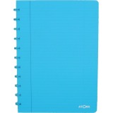 Atoma Trendy cahier A4 - 144 pages - ligné - turquois transparent