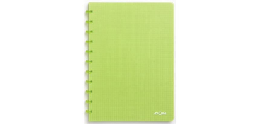 Cahier anneaux Atoma Trendy  21 x 29,7 cm - 5 x 5 mm - 144 pages