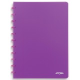 Atoma Trendy cahier, ft A4, 144 pages, quadrillé 5 mm, transparant paars