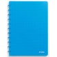 Atoma Trendy cahier A4 -144 pages - quadrillé 5 mm -turquois transparent