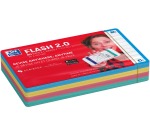 Oxford Flashcard 2.0 75x125mm 80 sheets 250g assorted lined