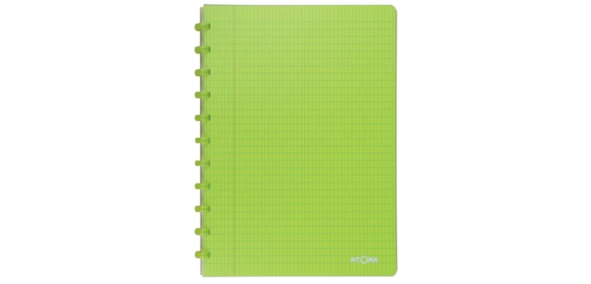 Cahier anneaux Atoma Trendy  21 x 29,7 cm 4 x 8 mm - 144 pages
