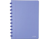 Atoma Trendy notebook A4 - 144 pages - commercial square grid - transparent blue