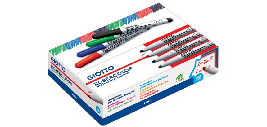 Giotto Robercolor marqueur pour tableaux blancs maxi, pointe ronde, vert