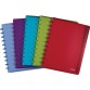 Atoma Trendy cahier, ft A4 +, 120 pages, quadrillé 5mm, 6 intercalaires et 5 pochettes, assorti