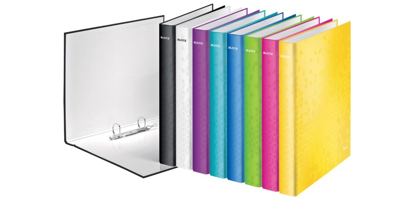 Leitz WOW Ringbuch, 2 Ringe, sortiert