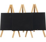 Securit ardoise Mini, ft 24 x 15 cm, hêtre laqué, paquet de 3