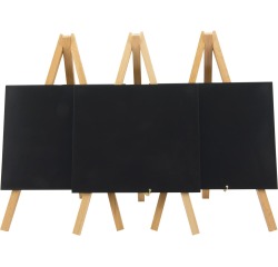 Securit tafelkrijtbord Mini, ft 24 x 15 cm, beuk, pak van 3