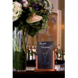 Securit Kreidetafel Elegant A4, Mahagoni