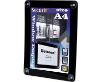 DE_PORTE-AFFICHES VITRES A4 NOIR