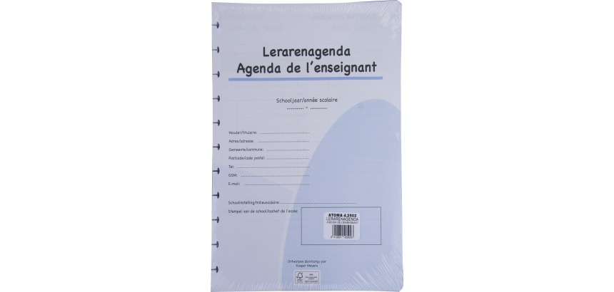 Atoma refill for teacher's planner, A4