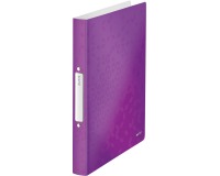 Leitz WOW ringmap, uit PP, ft A4, paars