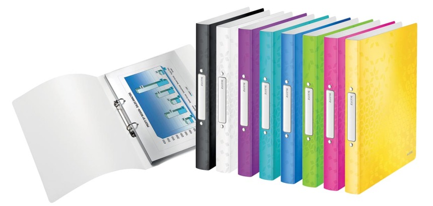 Leitz WOW ring binder, assorted colors