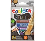 Verfstift Carioca Temperello set à 6 metallickleuren