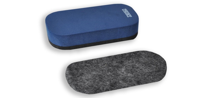 Effaceur tableau blanc Quantore magnétique rouge