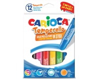 Carioca stick gouache Temperello, étui cartonné de 12 pièces