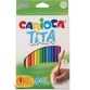 Carioca crayon de couleur Tita, 36 pièces en étui cartonné