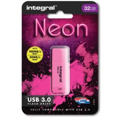 USB 3.0 Neon 32GB Pink INFD32GoNEONPK3.0
