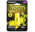 USB 3.0 Neon 32GB Yellow Flash Drive INFD32GoNEONYL3.0