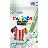 Carcioca textielstift Fabricliner, doos van 10 stuks in geassorteerde kleuren