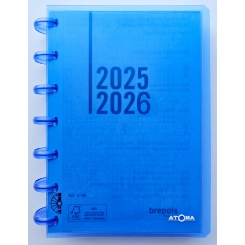 Atoma schoolagenda,  ft 110 x 170 mm, 1dag per pagina, 2024-2025