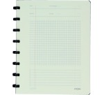 Atoma meetingbook, ft A5, noir, quadrillé 5 mm