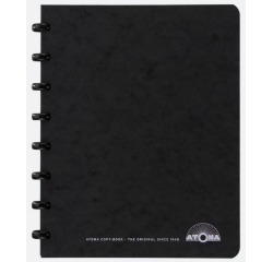 Atoma meetingbook, ft A5, noir, quadrillé 5 mm