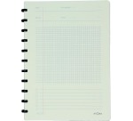 Atoma meetingbook, ft A4, zwart, geruit 5 mm