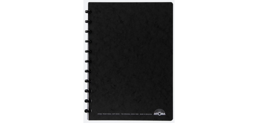 Atoma meetingbook, ft A4, zwart, geruit 5 mm