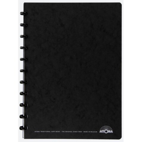 Atoma meetingbook, ft A4, noir, quadrillé 5 mm