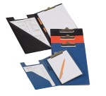 Klembordmap Bantex met klem en penlus donkerblauw