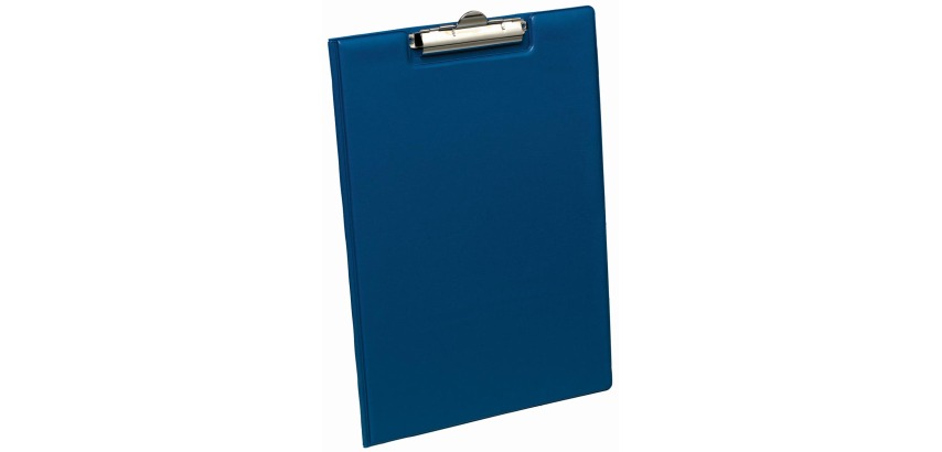 Klembordmap Bantex met klem en penlus donkerblauw