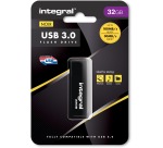 Integral 32 GB USB3.0 DRIVE NEON BLACK BIS ZU R-100 W-30 MBS USB-Flash-Laufwerk 32 GB USB Typ-A 3,2 Gen 1 (3.1 Gen 1) Schwarz