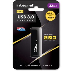 Integral USB stick 3.0, 32 GB, zwart