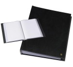 Rillstab A4 Presentation Album 10 rings 100 black sleeves