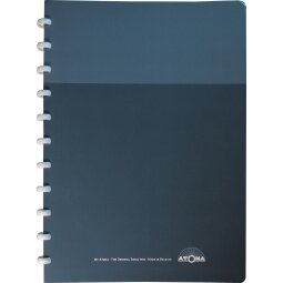 Atoma My Creative Atoma cahier, ft A4, 2 pochettes, 144 pages, ligné, couleurs assorties