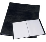 Presentation album Rillstab A3 1 ring 12 pockets black