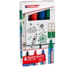 Viltstift edding 380 flipover rond 1.5-3mm assorti set à 4 stuks