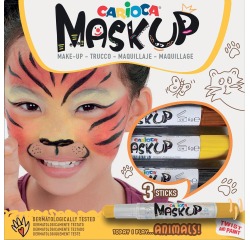 Feutre Carioca Make-up animaux set 3 couleurs