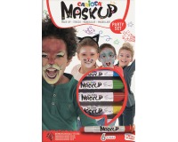 Schminkstift Carioca make-up feest set à 6 kleuren