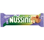 Milka Nussini barre chocolat au lait et noisette, 31,5 g