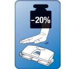 Leitz Metal 4-Hole Punch 16 Sheets Gray