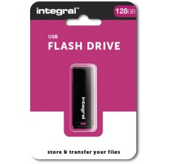 Integral clé USB 2.0, 128 Go, noir