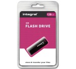 Integral USB Flash Drive 2.0, 128 GB, black