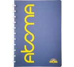 Atoma Sorbet cahier, ft A4, 144 pages, quadrillé 5 mm, blauw